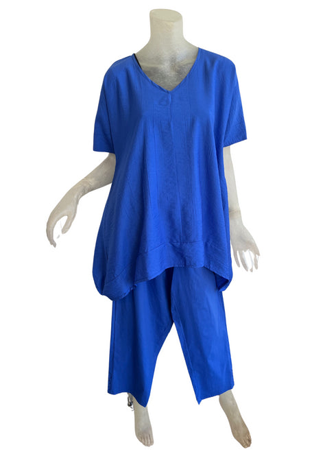 Pantalon bleu royal 7/8